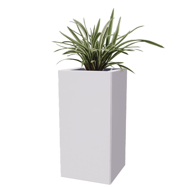 Kruka i pulverlackerat stål Miami 30 x 30 cm