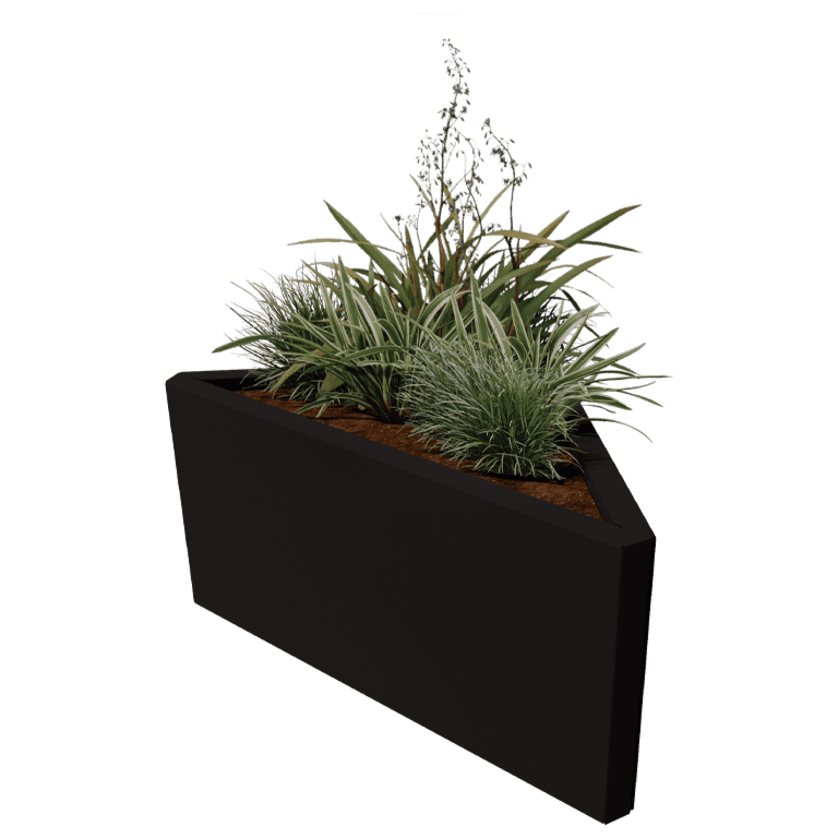 Krukor i pulverlackerat stål Alaska likbent 84 cm