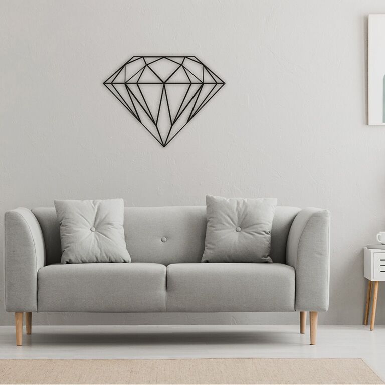 Diamant Väggdekoration av metall *OP=OP
