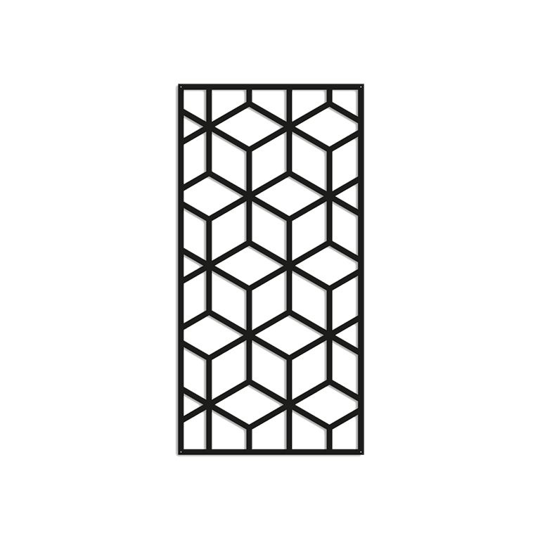 Geometriska figurer Väggdekoration i metall 2.0