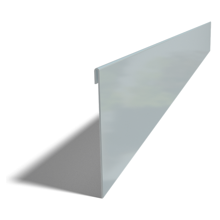 Trädgårdskant tillplanad galvaniserat stål 13 cm (längd 240 cm)