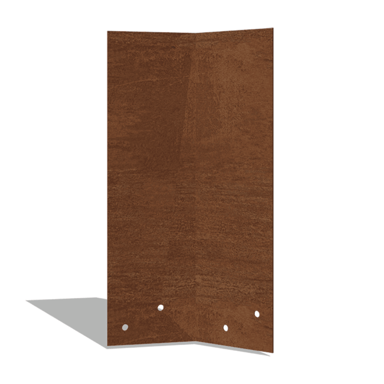 Kopplingsbeslag cortenstål 45º hög 34 - 37,5 cm