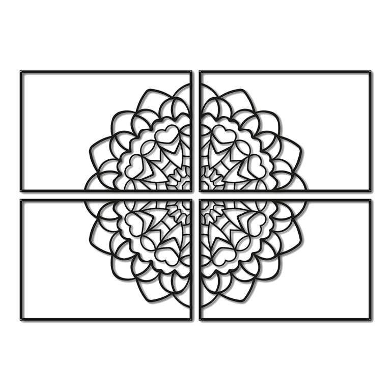 Metall väggdekoration Mandala *OP=OP