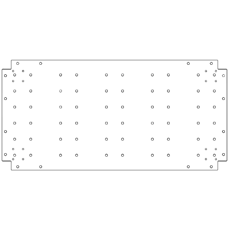 Bottenplatta galvaniserat stål 50 x 100 cm