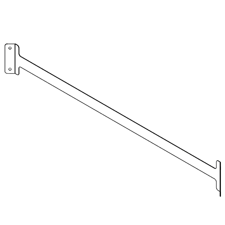Stagband galvaniserat stål 120 cm