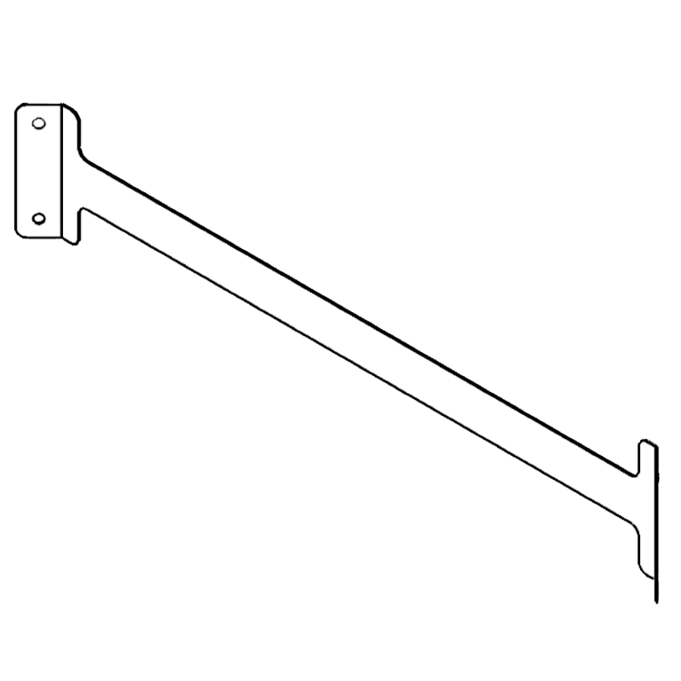 Stagband galvaniserat stål 80 cm