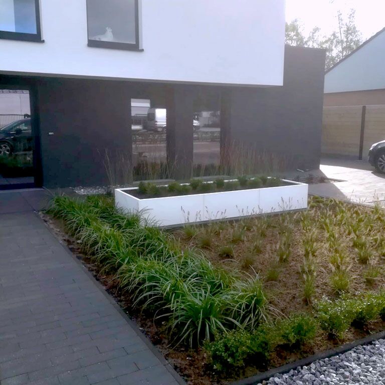 Kruka i pulverlackerat stål Texas xxl 300 x 80 cm