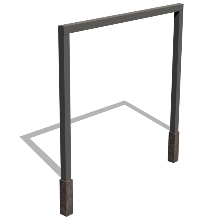 Rak pergola i pulverlackerat stål 300 cm