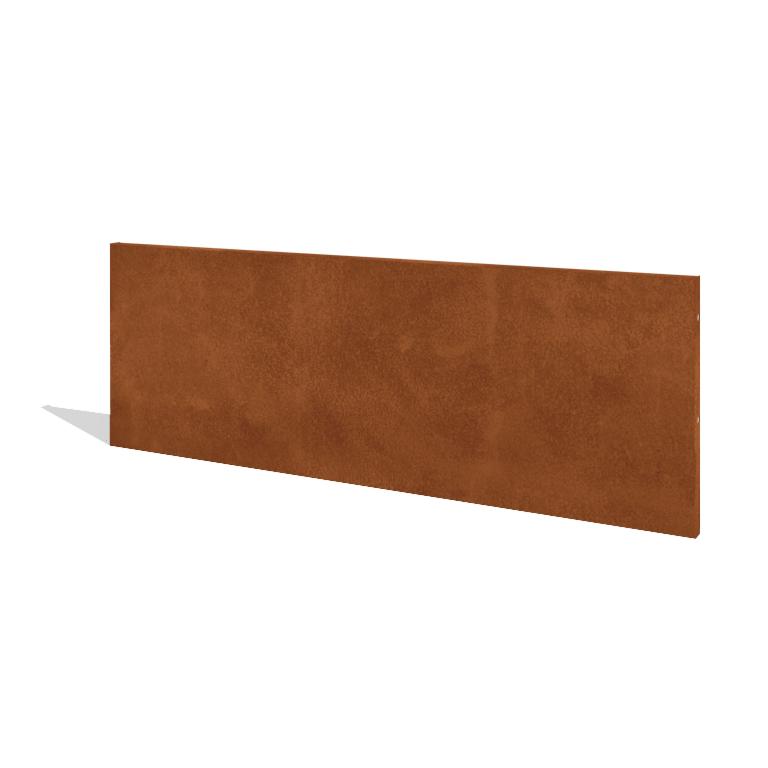 Staket i cortenstål H panel 180 x 63,3 cm