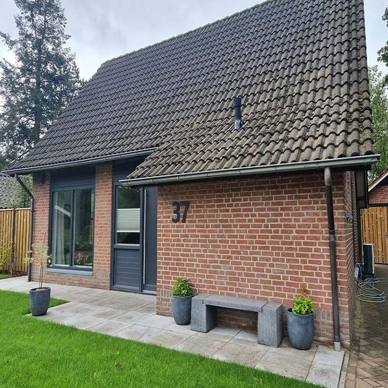 Rostfritt stål Husnummer svart 3 - 30 cm