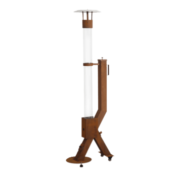 Pellet terrassvärmare - Rocket - Corten