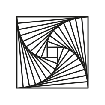 Geometriska figurer Väggdekoration i metall 3.0