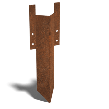 Jordankare kort cortenstål 12 - 15 cm