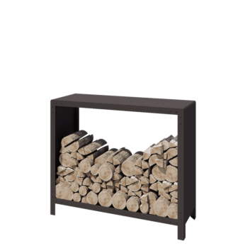 Vedställ i stål - Indiana - 120 x 40 x 100 cm - RAL7016 matt (antracitgrå)