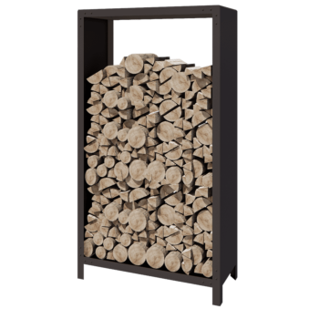 Vedställ i stål - Indiana - 100 x 40 x 180 cm - RAL7016 matt (antracitgrå)