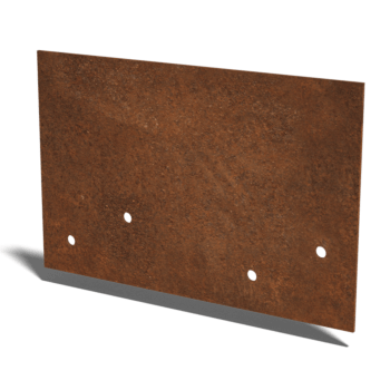 Kopplingsbeslag rak cortenstål medium 22 - 25 cm
