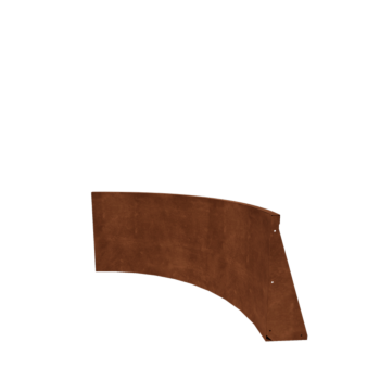 Stödmur i cortenstål - Innerkurva - 100 x 100 x 60 cm