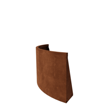 Stödmur i cortenstål - Ytterkurva - 100 x 100 x 60 cm