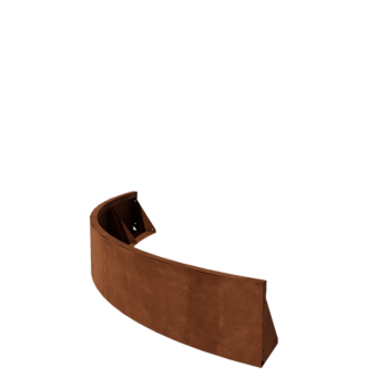 Stödmur i cortenstål - Ytterkurva - 150 x 150 x 30 cm
