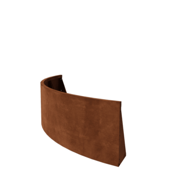 Stödmur i cortenstål - Ytterkurva - 150 x 150 x 50 cm