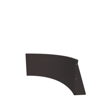 Stödmur i stål - Innerkurva - 100 x 100 x 60 cm - Annan RAL-färg