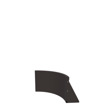 Stödmur i stål - Innerkurva - 50 x 50 x 40 cm - Annan RAL-färg