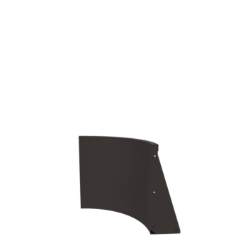 Stödmur i stål - Innerkurva - 50 x 50 x 60 cm - Annan RAL-färg