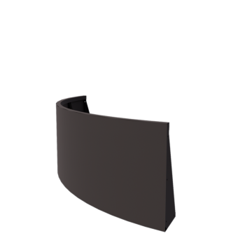 Stödmur i stål - Ytterkurva - 150 x 150 x 60 cm - Annan RAL-färg