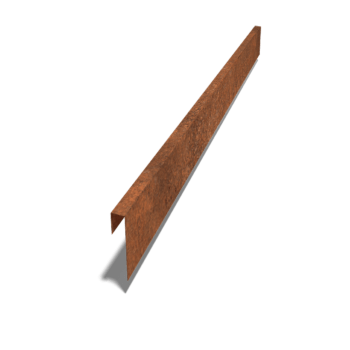 U-profiler i cortenstål 15 x 5 x 5 cm (längd 240 cm)