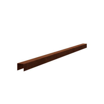 U-profiler i cortenstål 5 x 5 x 5 cm (längd 150 cm)