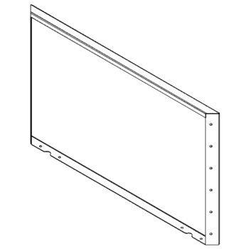 Kruka i cortenstål - Skärmvägg - 60 x 100 cm