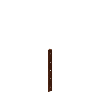 Kruka i cortenstål - Hörnstycke 45° - 50 cm