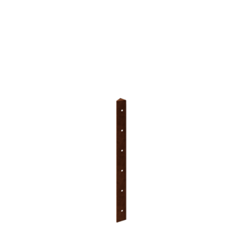 Kruka i cortenstål - Hörnstycke 45° - 60 cm