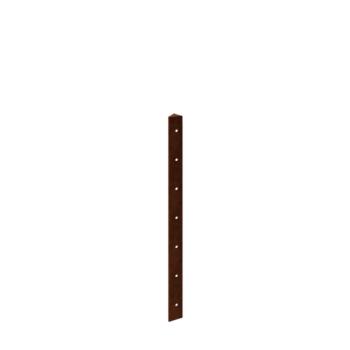Kruka i cortenstål - Hörnstycke 45° - 70 cm