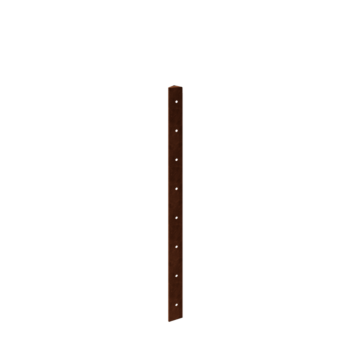 Kruka i cortenstål - Hörnstycke 45° - 80 cm