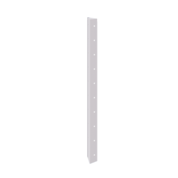 Kruka i stål - Hörnstycke 90° - 100 cm - RAL9010 matt (vit)