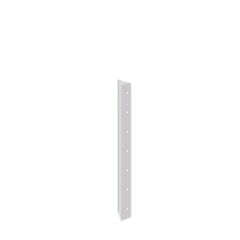 Kruka i stål - Hörnstycke 90° - 70 cm - RAL9010 matt (vit)