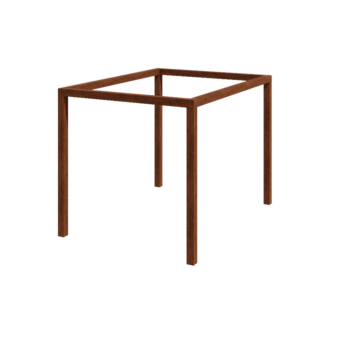 Pergola i cortenstål - Rektangel - 324 x 250 x 230 cm - Utan betongplint