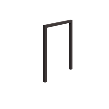 Pergola i stål - Rak - 200 x 230 cm - RAL7016 matt (antracitgrå) - Utan betongplint