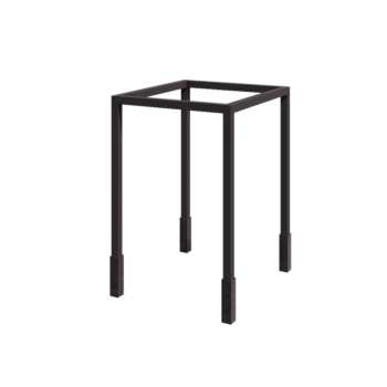 Pergola i stål - Fyrkant - 224 x 200 x 230 cm - RAL7016 matt (antracitgrå) - Med betongplint