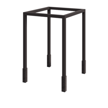 Pergola i stål - Fyrkant - 224 x 200 x 230 cm - Annan RAL-färg - Med betongplint