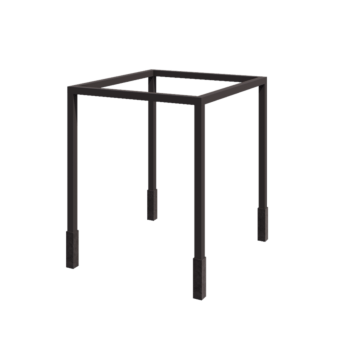 Pergola i stål - Fyrkant - 274 x 250 x 230 cm - RAL7016 matt (antracitgrå) - Med betongplint