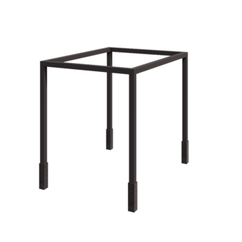 Pergola i stål - Rektangel - 324 x 250 x 230 cm - RAL7016 matt (antracitgrå) - Med betongplint