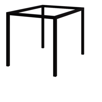 Pergola i stål - Rektangel - 324 x 250 x 230 cm - RAL9005 matt (svart) - Utan betongplint