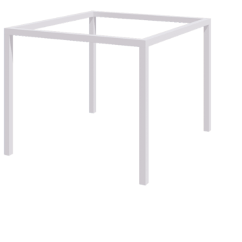 Pergola i stål - Fyrkant - 324 x 300 x 230 cm - RAL9010 matt (vit) - Utan betongplint