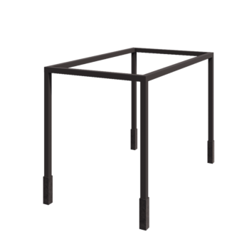 Pergola i stål - Rektangel - 424 x 250 x 230 cm - RAL7016 matt (antracitgrå) - Med betongplint