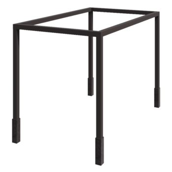 Pergola i stål - Fyrkant - 424 x 250 x 230 cm - Annan RAL-färg - Med betongplint