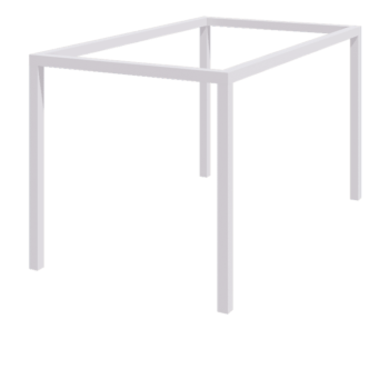 Pergola i stål - Rektangel - 424 x 250 x 230 cm - RAL9010 matt (vit) - Utan betongplint