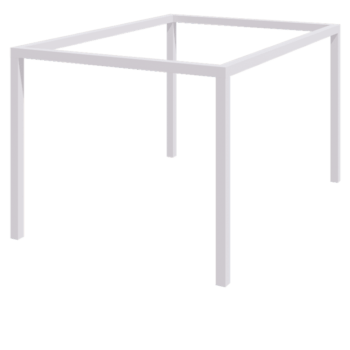 Pergola i stål - Rektangel - 424 x 300 x 230 cm - RAL9010 matt (vit) - Utan betongplint