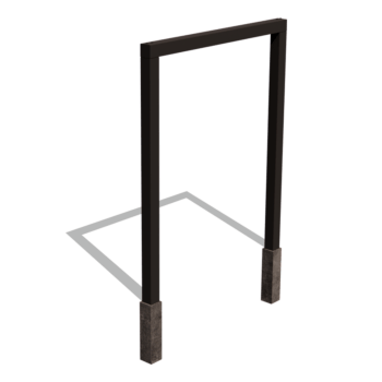 Rak pergola i pulverlackerat stål 200 cm